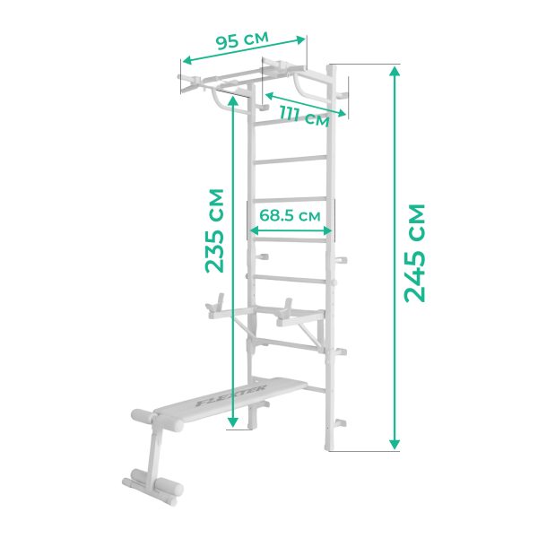 Espalier de gymnastique Kraft Light 3-en-1 – Image 10