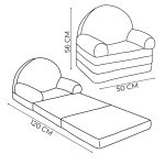 chaise pliante pour enfants 3 pièces – Image 5