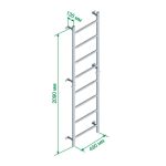 Espalier de gymnastique avec barre de traction Comet Next Basic – Image 4