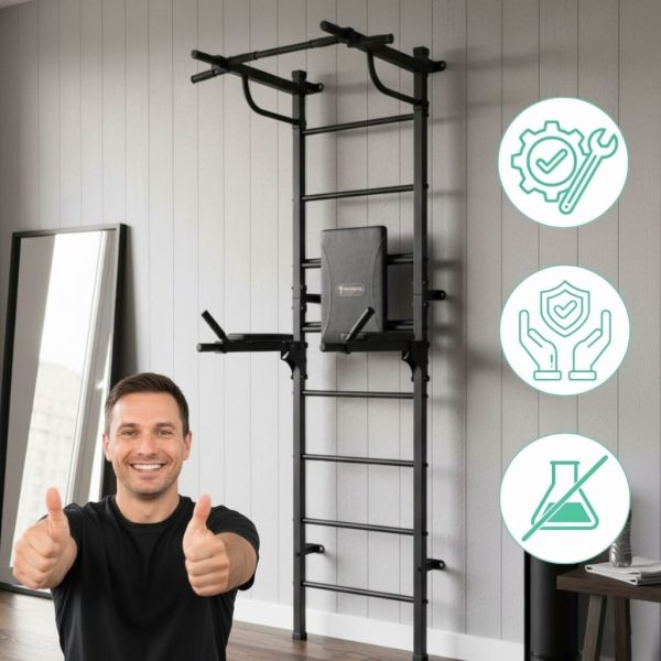 Espalier de gymnastique avec barre de traction Gamma Workout – Image 4