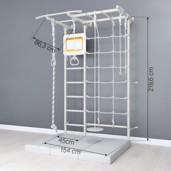 Espalier de gymnastique avec filet d’escalade Comet Next 5 Max – Image 17