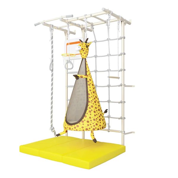Espalier de gymnastique avec filet d’escalade Comet Next 5 Max – Image 1