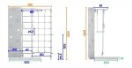 Espalier de gymnastique avec barre de traction Next 5 Dino – Image 5