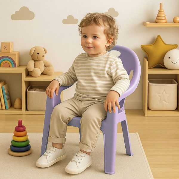 Chaise pour enfant en plastique Lucky – Image 4