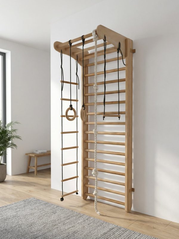 Espalier de gymnastique avec barre de traction Kinder Sport – Image 6
