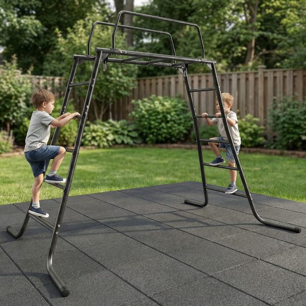 Aire de jeux de jardin Monkey Bars Deluxe – Image 2