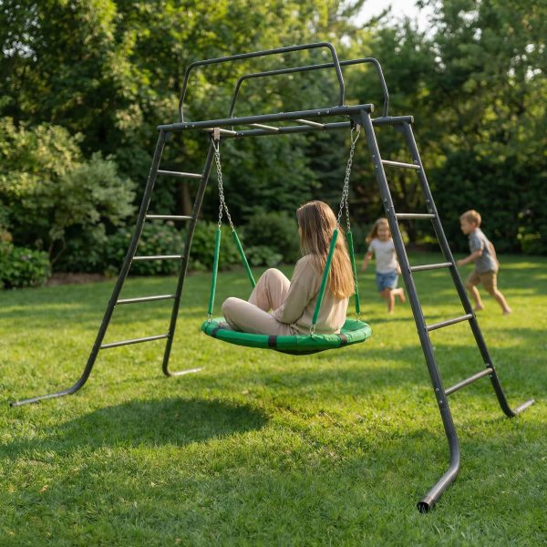 Aire de jeux de jardin Monkey Bars Deluxe – Image 7