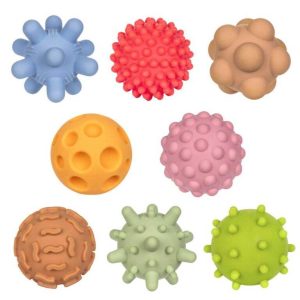 boules sensorielles 8 pcs pastel