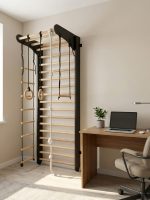 Espalier de gymnastique avec barre de traction Kinder Sport – Image 5