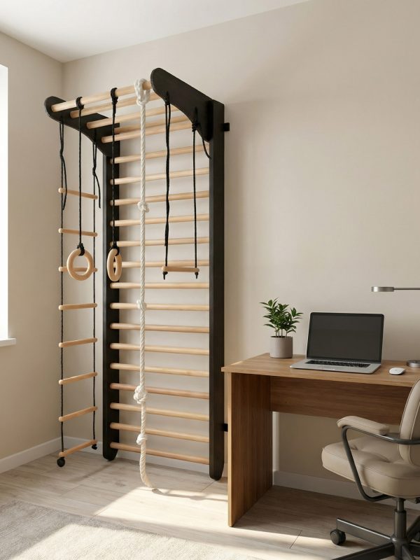 Espalier de gymnastique avec barre de traction Kinder Sport – Image 5