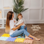 Tapis Sensoriel Pastel 8 pcs. 25x25cm – Image 3