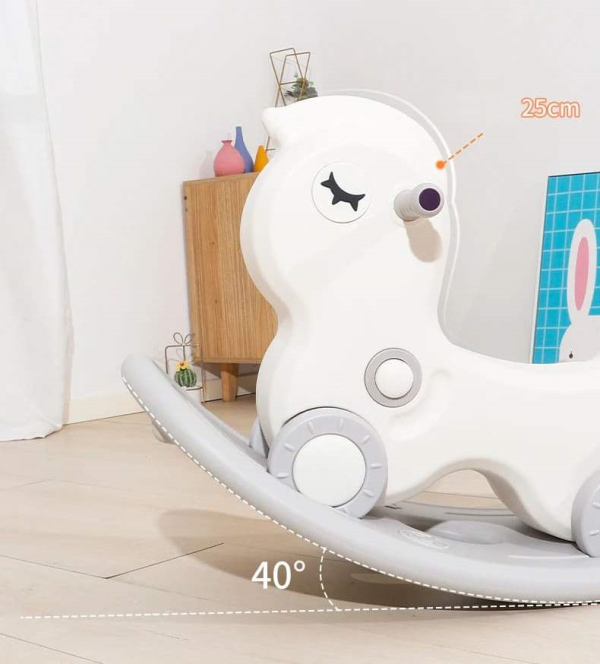 Cheval à bascule en plastique 2en1 – Pony – Image 3
