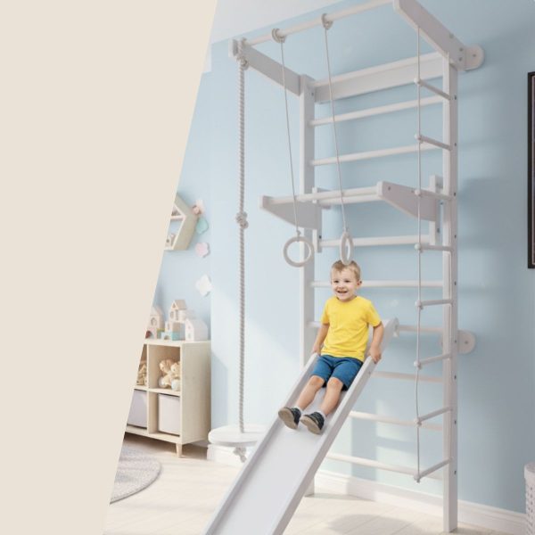 Espalier de gymnastique avec barre de traction Snow White – Image 5
