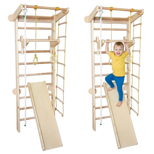 Espalier de gymnastique avec barre de traction Wood Mood – Image 1