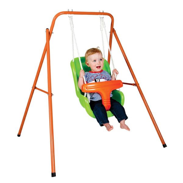 Balançoire de jardin pour enfants avec structure – Image 2