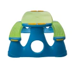 Table de pique-nique pour enfants avec bancs – Image 2