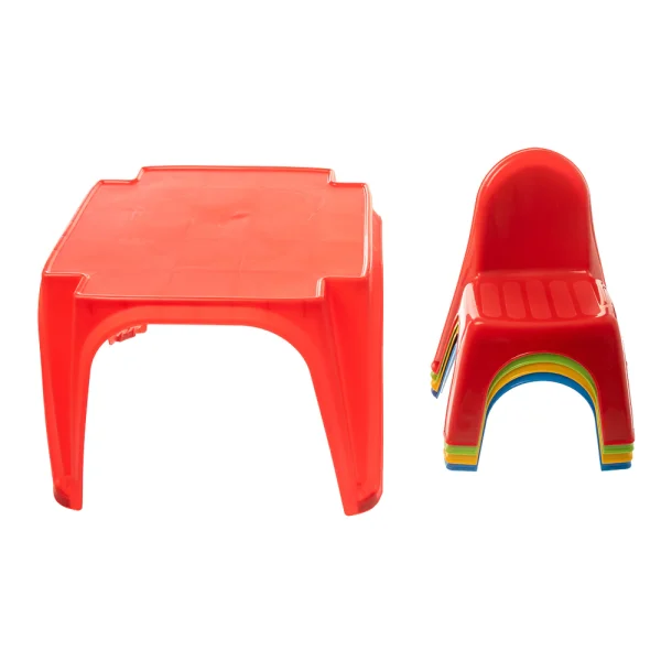 Salon de jardin enfant (Table + 4 Chaises) – Image 2