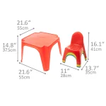 Salon de jardin enfant (Table + 4 Chaises) – Image 8