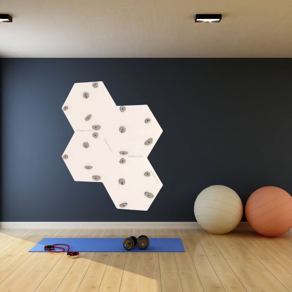 Mur d’escalade pour enfants à la maison hexagonal – Image 3