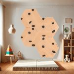 Mur d’escalade pour enfants à la maison hexagonal – Image 5