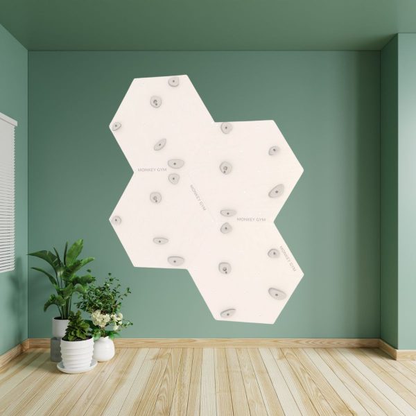 Mur d’escalade pour enfants à la maison hexagonal – Image 4
