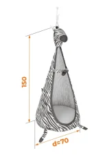 balançoire cocon Zebra – Image 4
