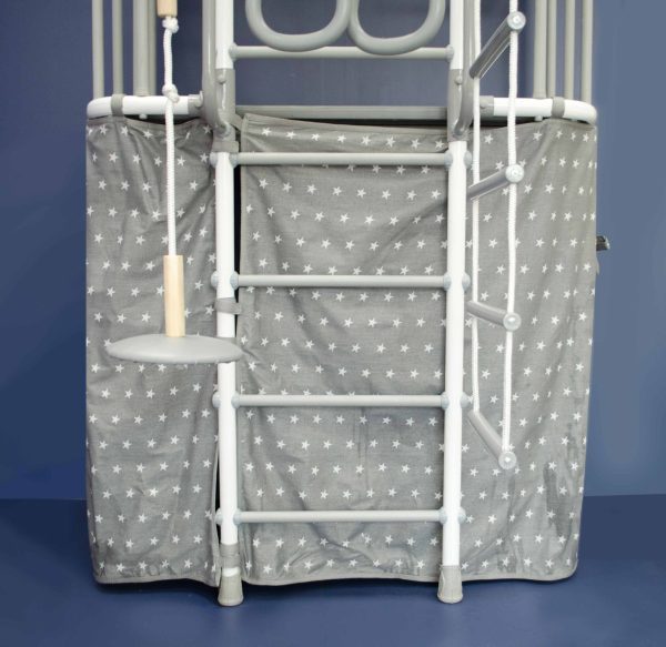 Espalier de gymnastique avec maisonnette Indigo Pastel – Image 8