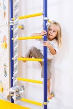 Espalier de gymnastique avec barre de traction Comet Next 1 + mur d’escalade Dino – Image 8