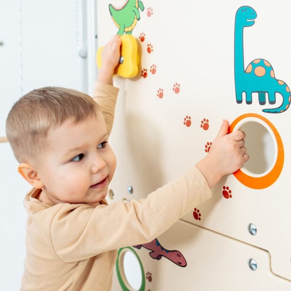 Espalier de gymnastique avec barre de traction Comet Next 1 + mur d’escalade Dino – Image 5