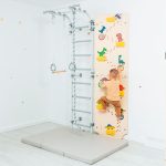 Espalier de gymnastique avec barre de traction Comet Next 1 + mur d’escalade Dino – Image 3