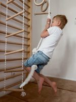 Espalier de gymnastique avec barre de traction Kinder Sport – Image 9