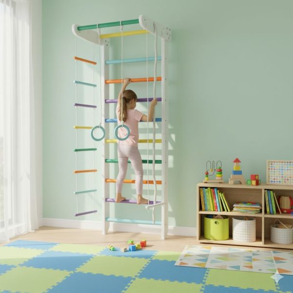 Espalier de gymnastique avec barre de traction Kolibry – Image 2