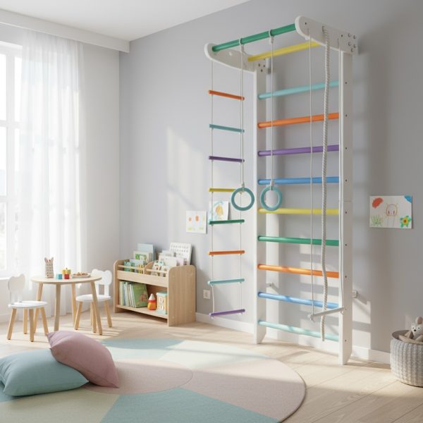 Espalier de gymnastique avec barre de traction Kolibry – Image 3