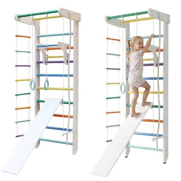drabinka-gimnastyczna-Kolibry-Plus-3-1.jpg Espalier de gymnastique avec barre de traction Kolibry Plus – Image 1