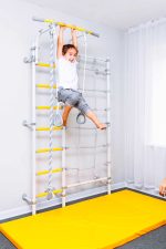 Espalier de gymnastique avec filet d’escalade Comet Next 3 – Image 2