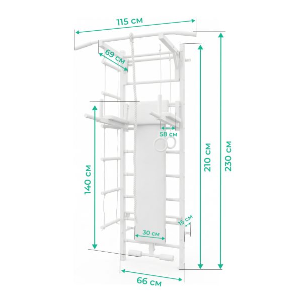 Espalier de gymnastique avec barre de traction Maximus Plus – Image 10
