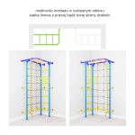 Espalier de gymnastique avec filet d’escalade Comet Next 4 – Image 11