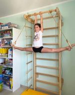 Espalier de gymnastique avec barre de traction Numi – Image 18