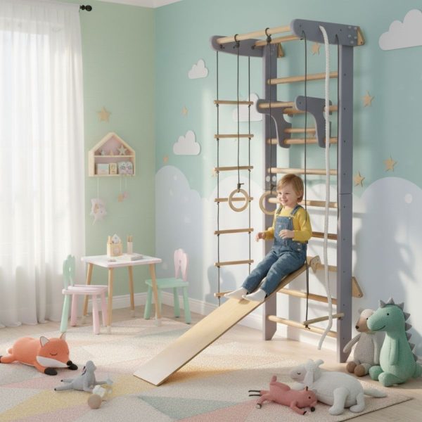 Espalier de gymnastique avec barre de traction Numi Plus – Image 18
