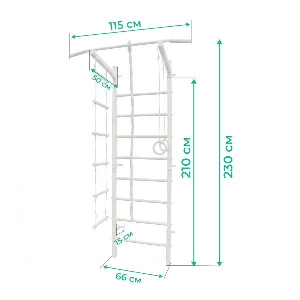 Espalier de gymnastique avec barre de traction Sport Child – Image 15
