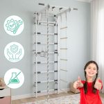 Espalier de gymnastique avec barre de traction Trick – Image 3