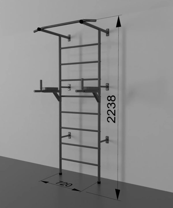 Espalier de gymnastique avec barre de traction X-sport – Image 5