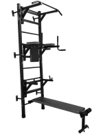 Espalier de gymnastique avec barre de traction et banc X-sport Max – Image 4