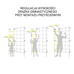 Espalier de gymnastique avec filet d’escalade Comet Next 3 – Image 5