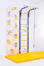 Espalier de gymnastique avec barre de traction Comet Next 1 + mur d’escalade Dino – Image 12