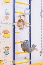 Espalier de gymnastique avec barre de traction Comet Next 1 + mur d’escalade Dino – Image 14