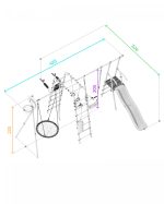 Aire de jeux de jardin Fitness Plus – Image 13