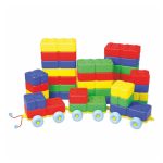 petits blocs éducatifs sur chariot King 40 pièces