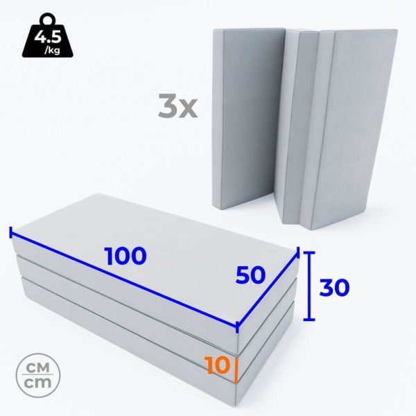 matelas de gymnastique Kometa 150x100x10 trois pièces – Image 18