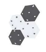 Mur d’escalade pour enfants à la maison hexagonal